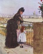 Berthe Morisot On the Balcony oil